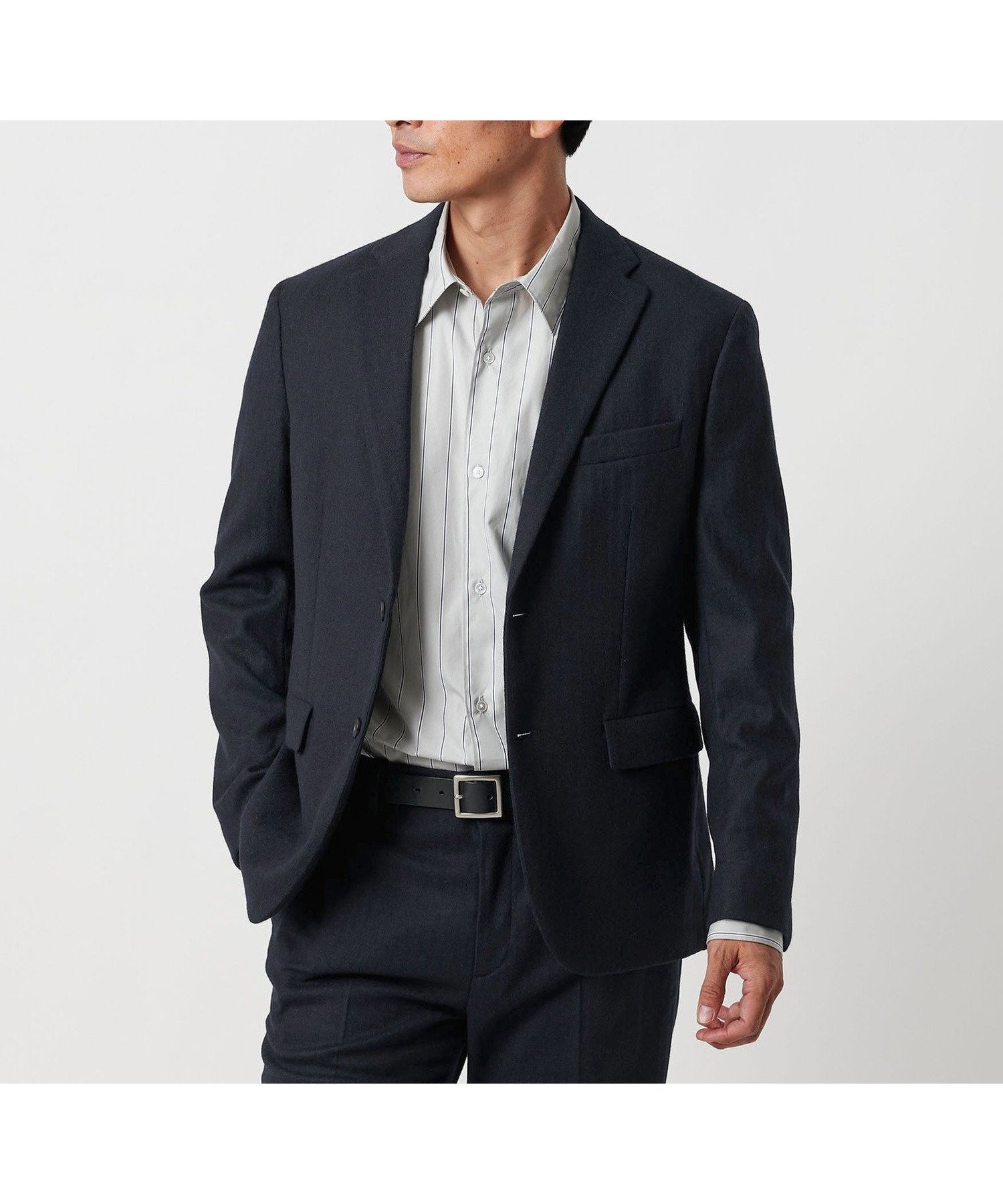 【ビューティ&ユース ユナイテッドアローズ/BEAUTY&YOUTH / UNITED ARROWS / MEN】のストレッチ サキソニー 2B ジャケット セットアップ対応 インテリア・キッズ・メンズ・レディースファッション・服の通販 founy(ファニー) 　ファッション　Fashion　メンズファッション　Fashion for Men　セットアップ　Matching Sets　オケージョン　Occasion Wear　グレンチェック　Glen Check, Glen Plaid　コンパクト　Compact, Small Size　ジャケット　Jacket, Outerwear　ストレッチ　Stretch, Stretchy Fabric　スリム　Slim, Slim Fit　セットアップ　Set-Up, Coordinated Outfit　フィット　Fit, Slim Fit　フォーマル　Formal, Dressy　別注　Limited Edition, Custom Order　レギュラー　Regular, Standard Fit　おすすめ　Recommended / Our Picks　エレガント 上品　Elegant　ビジネス 仕事 通勤　Business / Work / Commuting　NAVY|ID: prp329100004724573 ipo3291000000035215296