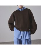 【アダム エ ロペ/ADAM ET ROPE'】の【サステナブル】ロゴパッチスウェットニット 人気、トレンドファッション・服の通販 founy(ファニー) ファッション Fashion レディースファッション Fashion for Women トップス・カットソー Cut & Sew Tops ニット Knit Tops & Sweaters レディースパーカー・カジュアルフーディー Casual Hoodies & Sweatshirts スウェット・クルーネックトップス Sweatshirts & Crewnecks / Relaxed Fit Sweat Tops クロップド Cropped, Short Length ショート Short, Short Length ストレッチ Stretch, Stretchy Fabric スリーブ Sleeve, Long Sleeve / Short Sleeve ダウン Down, Puffer バランス Balance, Style Balance ボトム Bottoms, Lower Wear ミドル Middle Length, Mid Height リラックス Relax, Relaxed Fit ワイド Wide, Wide Fit ワンポイント One Point, Statement Accent A/W・秋冬 Autumn/Winter おすすめ Recommended / Our Picks 2026年 2026 thumbnail ダークブラウン(20)|ID: prp329100004724622 ipo3291000000034916369