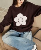 【フリークスストア/FREAK'S STORE】の相良 フラワーモチーフ アート ジャガードニット 限定展開 25AW ブラウン|ID: prp329100004724678 ipo3291000000034719776