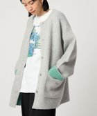 【シテン/CITEN】のCITEN ノーカラーニットコート 人気、トレンドファッション・服の通販 founy(ファニー) ファッション Fashion レディースファッション Fashion for Women アウター Coat / Outerwear Collection コート・ロングコート・ピーコート Long Coats, Peacoats & More カーディガン Cardigan, Knitwear ダブル Double, Double-Breasted デニム Denim, Jeans Material ドット Polka Dot, Dot Pattern フィット Fit, Slim Fit フェイス Face, Facial Design A/W・秋冬 Autumn/Winter おすすめ Recommended / Our Picks thumbnail LT.GRAY|ID: prp329100004724703 ipo3291000000034142297