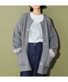 【シテン/CITEN】のCITEN ノーカラーニットコート 人気、トレンドファッション・服の通販 founy(ファニー) ファッション Fashion レディースファッション Fashion for Women アウター Coat / Outerwear Collection コート・ロングコート・ピーコート Long Coats, Peacoats & More カーディガン Cardigan, Knitwear ダブル Double, Double-Breasted デニム Denim, Jeans Material ドット Polka Dot, Dot Pattern フィット Fit, Slim Fit フェイス Face, Facial Design A/W・秋冬 Autumn/Winter おすすめ Recommended / Our Picks thumbnail MD.GRAY|ID: prp329100004724703 ipo3291000000034142298