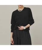 【カレンソロジー/Curensology】のファインウールクルーニットプルオーバー 人気、トレンドファッション・服の通販 founy(ファニー) ファッション Fashion レディースファッション Fashion for Women トップス・カットソー Cut & Sew Tops ニット Knit Tops & Sweaters カジュアルプルオーバー・ニットトップス Pullovers & Knit Tops / Casual Pullovers エレガント 上品 Elegant コンパクト Compact, Small Size シンプル Simple, Minimal thumbnail ブラック09|ID: prp329100004724738 ipo3291000000034803217