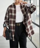【スピック&スパン/Spick & Span】のメタルボタンオンブレーチェックルーズシャツ 人気、トレンドファッション・服の通販 founy(ファニー) ファッション Fashion レディースファッション Fashion for Women トップス・カットソー Cut & Sew Tops シャツ・ブラウス・オフィスカジュアル Elegant Blouses & Button-Ups グラデーション Gradient, Ombre スマート Smart, Elegant 人気 Popular, Best Seller A/W・秋冬 Autumn/Winter エレガント 上品 Elegant thumbnail ブラウンベース|ID: prp329100004724748 ipo3291000000034142475