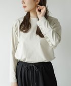 【サニーレーベル/Sonny Label / URBAN RESEARCH】の『WEB限定』バックミニフリルプルオーバー グレージュ|ID: prp329100004724838 ipo3291000000034225328