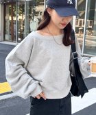 【ディスコート/Discoat】の【華奢見え】オフショルスウェット《新色追加/WEB限定》 グレー|ID: prp329100004724848 ipo3291000000034233764