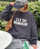 【チャオパニックティピー/CIAOPANIC TYPY】の【WEB限定】【UNISEX】CLE DUビッグシルエット裏起毛ロゴスウェット 人気、トレンドファッション・服の通販 founy(ファニー) ファッション Fashion レディースファッション Fashion for Women トップス・カットソー Cut & Sew Tops レディースパーカー・カジュアルフーディー Casual Hoodies & Sweatshirts スウェット・クルーネックトップス Sweatshirts & Crewnecks / Relaxed Fit Sweat Tops スウェット / スエット Sweatshirt, Sweatwear スラックス Slacks, Dress Pants ハーフ Half, Half-Length ビッグ Big, Oversized フロント Front, Front Design ユニセックス Unisex, Genderless ロング Long, Long-Length ワイド Wide, Wide Fit おすすめ Recommended / Our Picks thumbnail チャコールグレー|ID: prp329100004724864 ipo3291000000034781628