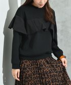【インタープラネット/INTERPLANET】のスポンジリバーアシメフリルプルオーバー 人気、トレンドファッション・服の通販 founy(ファニー) ファッション Fashion レディースファッション Fashion for Women トップス・カットソー Cut & Sew Tops カジュアルプルオーバー・ニットトップス Pullovers & Knit Tops / Casual Pullovers ショルダー Shoulder, Shoulder Strap シンプル Simple, Minimal ドロップ Drop Shoulder, Dropped Style ベーシック Basic, Essential ボトム Bottoms, Lower Wear 軽量 Lightweight, Ultra Light thumbnail ブラック|ID: prp329100004724894 ipo3291000000034354124