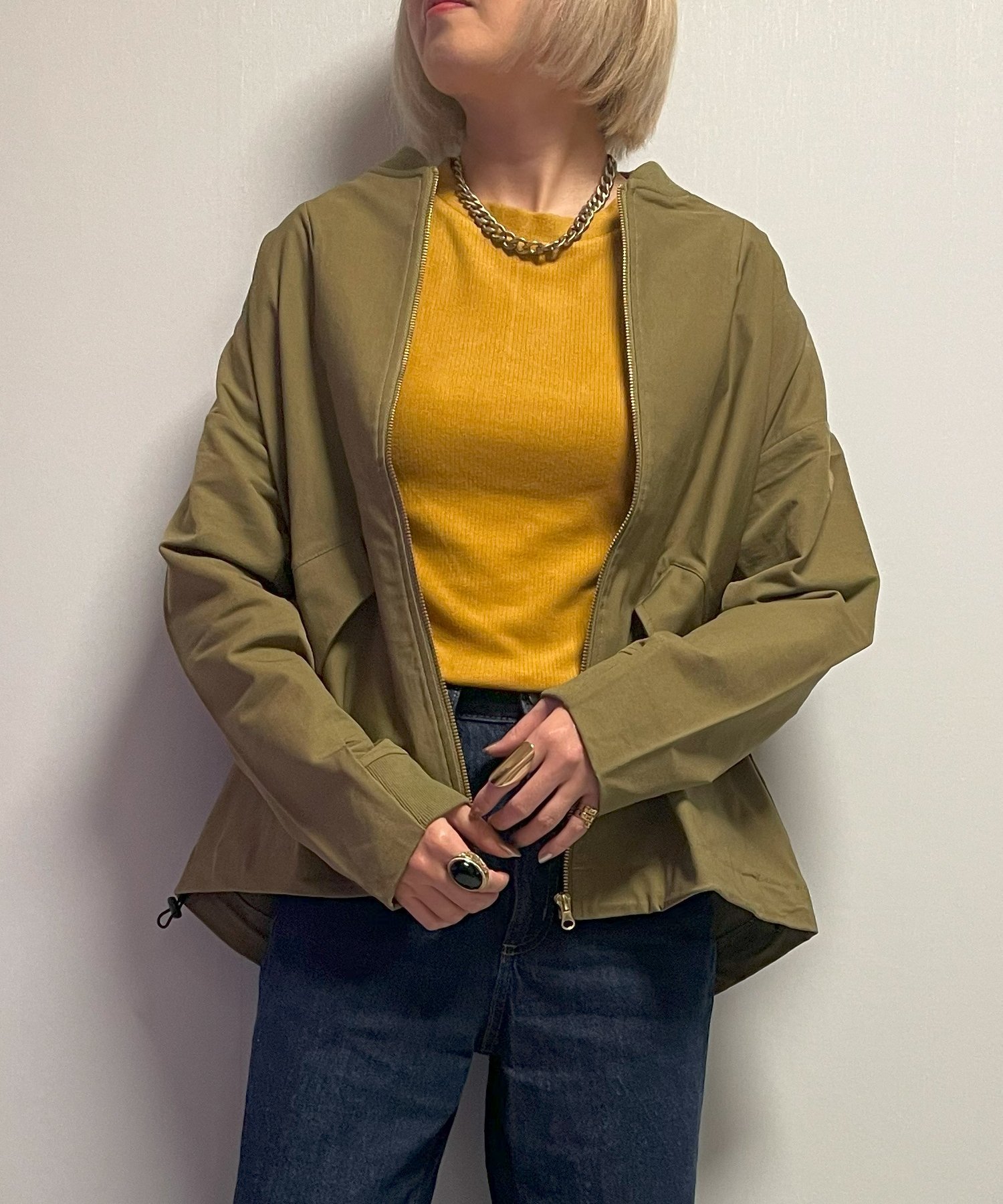 【リラクロ/relaclo】のCHiLL365/スパンツイルMA-1ブルゾン インテリア・キッズ・メンズ・レディースファッション・服の通販 founy(ファニー)  ファッション Fashion レディースファッション Fashion for Women アウター Coat / Outerwear Collection ブルゾンジャケット・スポーティアウター Blouson Jackets MA-1ジャケット MA-1 Bomber Jackets / Flight Jackets ジャケット Jacket, Outerwear フェミニン Feminine, Girly ブルゾン Blouson, Bomber Jacket カーキ|ID: prp329100004724920 ipo3291000000034380315