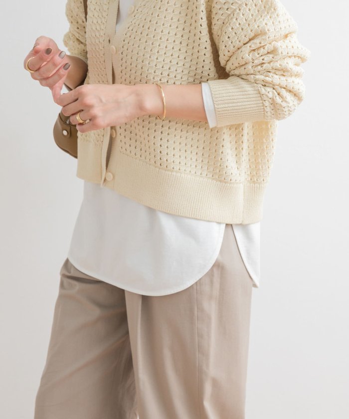 【アーバンリサーチ ドアーズ/URBAN RESEARCH DOORS】のUSAコットンラウンドヘムカットソー インテリア・キッズ・メンズ・レディースファッション・服の通販 founy(ファニー) https://founy.com/ ファッション Fashion レディースファッション Fashion for Women トップス・カットソー Cut & Sew Tops カットソー・ベーシックTシャツ Cut-and-Sewn Tops / Stretch Tees & Basics 2024年 2024 2024-2025秋冬・A/W Autumn/Winter 2024–25 AW24–25 冬 Winter / This Winter インナー Innerwear カットソー Cut and Sewn Top カーディガン Cardigan, Knitwear シンプル Simple, Minimal ラウンド Round, Round Neck 定番 Standard, Basic Item A/W・秋冬 Autumn/Winter |ID: prp329100004724948 ipo3291000000034226624