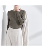 【ナノ ユニバース/nano universe】のシアーリブヘンリーネックトップス 人気、トレンドファッション・服の通販 founy(ファニー) ファッション Fashion レディースファッション Fashion for Women トップス・カットソー Cut & Sew Tops インナー Innerwear ウォッシャブル Machine Washable カットソー Cut and Sewn Top コンパクト Compact, Small Size ジャケット Jacket, Outerwear セットアップ Set-Up, Coordinated Outfit テレコ Ribbed, Rib Stitch ラップ Wrap, Wrap Design リネン Linen, Linen Fabric おすすめ Recommended / Our Picks エレガント 上品 Elegant 2025年 2025 2025春夏・S/S Spring/Summer 2025 SS25 thumbnail カーキ|ID: prp329100004724951 ipo3291000000034143310