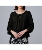 【アンタイトル/UNTITLED】の【通勤スーツ/オフィス/フォーマル】パウダリーブラウス ブラック|ID: prp329100004725479 ipo3291000000034416468