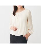 【アンタイトル/UNTITLED】の【通勤スーツ/オフィス/フォーマル】パウダリーブラウス グレージュ|ID: prp329100004725479 ipo3291000000034416469