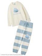 【ジェラートピケ オム/GELATO PIQUE HOMME / MEN】の【ドラゴンクエスト】【メンズ】ベビモコプルオーバー ボーダーロングパンツセット BLU[086]|ID: prp329100004725492 ipo3291000000034145868