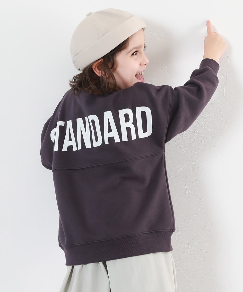【デビロック/devirock / KIDS】のSTANDARD バックロゴ プリント スウェットトレーナー トレーナー トップス 25AW インテリア・キッズ・メンズ・レディースファッション・服の通販 founy(ファニー) 　ファッション　Fashion　キッズファッション　Fashion for Kids　トップス・カットソー　Cut & Sew Tops　キャップ　Cap, Baseball Cap　スニーカー　Sneakers, Trainers　トレーナー　Sweatshirt, Trainer　プリント　Print, Printed Pattern　おすすめ　Recommended / Our Picks　2025年　2025　2025-2026秋冬・A/W　Autumn/Winter 2025–26 AW25–26　パープルグレー|ID: prp329100004725494 ipo3291000000034145875