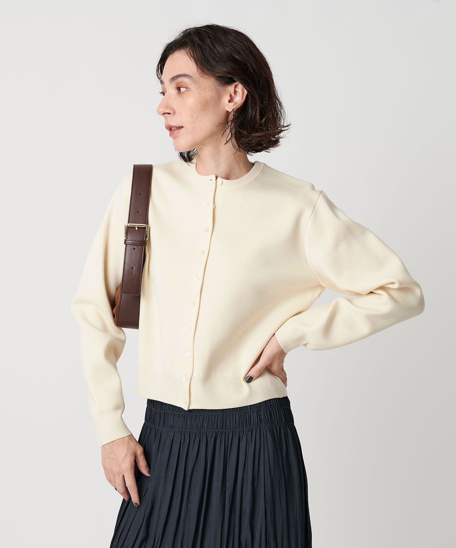 【ビューティ&ユース ユナイテッドアローズ/BEAUTY&YOUTH / UNITED ARROWS】のミラノリブカーディガン ウォッシャブル インテリア・キッズ・メンズ・レディースファッション・服の通販 founy(ファニー) 　ファッション　Fashion　レディースファッション　Fashion for Women　トップス・カットソー　Cut & Sew Tops　カーディガン・羽織り　Layered Style Cardigans　ウォッシャブル　Machine Washable　カーディガン　Cardigan, Knitwear　コンパクト　Compact, Small Size　コーデュロイ　Corduroy, Cord Fabric　ツイード　Twill, Twill Weave　トレンド　Trend, Trending Now　人気　Popular, Best Seller　バランス　Balance, Style Balance　フォルム　Silhouette, Form　ボトム　Bottoms, Lower Wear　ミラノリブ　Milano Rib, Milano Stitch　ワイド　Wide, Wide Fit　冬　Winter / This Winter　おすすめ　Recommended / Our Picks　エレガント 上品　Elegant　OFF WHITE|ID: prp329100004725513 ipo3291000000034145957