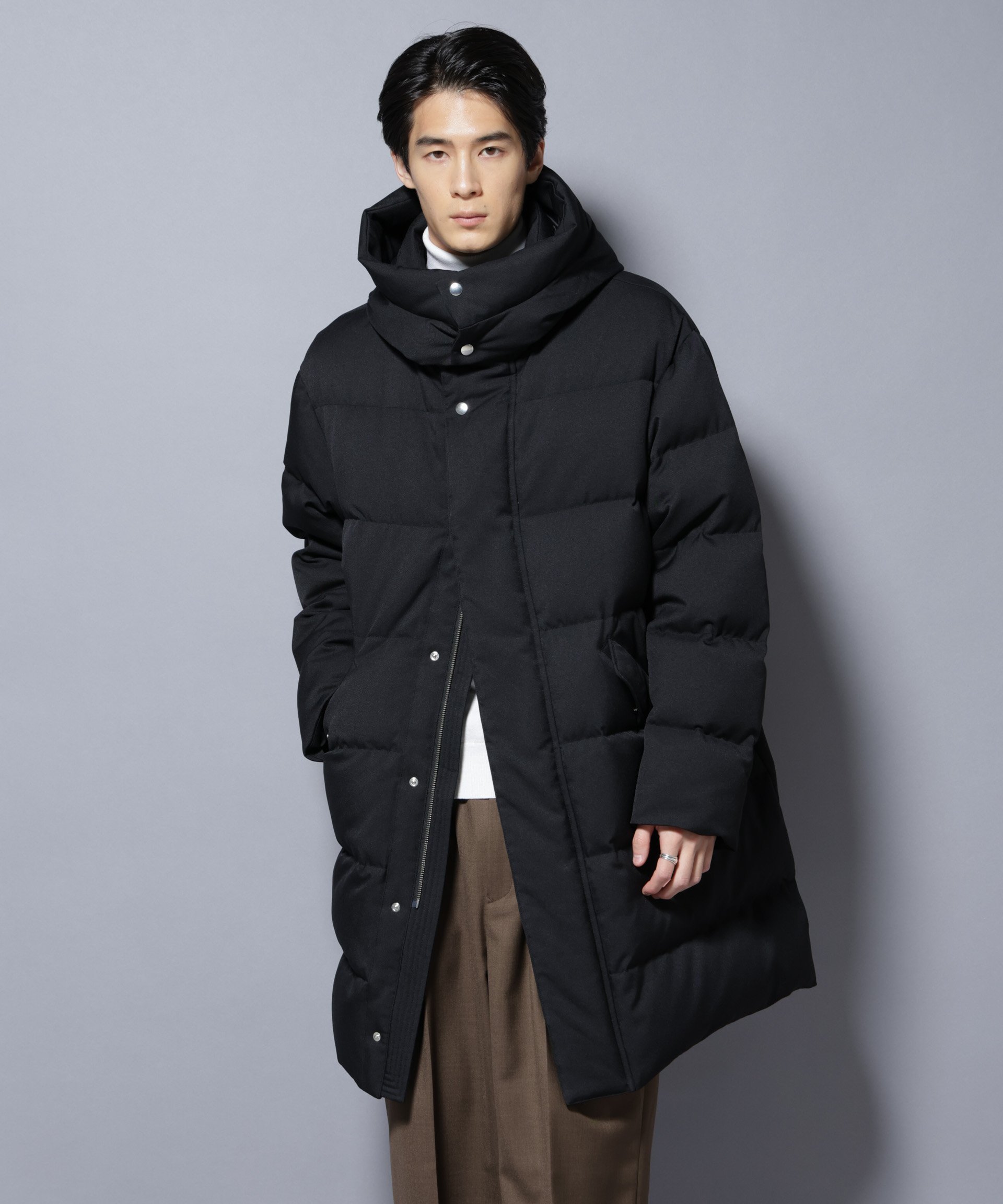 【ナノ ユニバース/nano universe / MEN】の「西川ダウン」フェイクファーカラーサージロングダウン インテリア・キッズ・メンズ・レディースファッション・服の通販 founy(ファニー) ファッション Fashion メンズファッション Fashion for Men インナー Innerwear 軽量 Lightweight, Ultra Light シンプル Simple, Minimal スタンダード Standard, Basic スラックス Slacks, Dress Pants ダウン Down, Puffer トレンド Trend, Trending Now フェイクファー Faux Fur, Imitation Fur ポケット Pocket, Pocket Detail メンズ Men's, Menswear ラグジュアリー Luxury, Elegant ロング Long, Long-Length おすすめ Recommended / Our Picks エレガント 上品 Elegant 2025年 2025 2025-2026秋冬・A/W Autumn/Winter 2025–26 AW25–26 ブラック|ID: prp329100004725516 ipo3291000000034890615