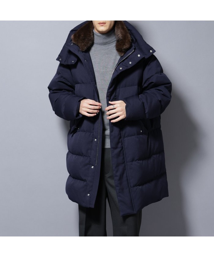 【ナノ ユニバース/nano universe / MEN】の「西川ダウン」フェイクファーカラーサージロングダウン インテリア・キッズ・メンズ・レディースファッション・服の通販 founy(ファニー) https://founy.com/ ファッション Fashion メンズファッション Fashion for Men インナー Innerwear 軽量 Lightweight, Ultra Light シンプル Simple, Minimal スタンダード Standard, Basic スラックス Slacks, Dress Pants ダウン Down, Puffer トレンド Trend, Trending Now フェイクファー Faux Fur, Imitation Fur ポケット Pocket, Pocket Detail メンズ Men's, Menswear ラグジュアリー Luxury, Elegant ロング Long, Long-Length おすすめ Recommended / Our Picks エレガント 上品 Elegant 2025年 2025 2025-2026秋冬・A/W Autumn/Winter 2025–26 AW25–26 |ID: prp329100004725516 ipo3291000000035168134