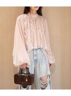 【スナイデル/SNIDEL】のラッフルフリルブラウス 人気、トレンドファッション・服の通販 founy(ファニー) ファッション Fashion レディースファッション Fashion for Women トップス・カットソー Cut & Sew Tops シャツ・ブラウス・オフィスカジュアル Elegant Blouses & Button-Ups インナー Innerwear インナーキャミ Inner Camisole スマート Smart, Elegant バルーン Balloon, Balloon Silhouette フェミニン Feminine, Girly フリル Frill, Ruffle おすすめ Recommended / Our Picks thumbnail PBEG[036]|ID: prp329100004725517 ipo3291000000034145969