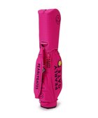 【パーリーゲイツ/PEARLY GATES / MEN】のPG is PG キャディバッグ (46インチ対応) (UNISEX) 人気、トレンドファッション・服の通販 founy(ファニー) ファッション Fashion メンズファッション Fashion for Men バッグ Bags アクセサリー Fashion Accessories ショルダー Shoulder, Shoulder Strap スクエア Square, Square Shape プレート Plate, Dish ポケット Pocket, Pocket Detail ユニセックス Unisex, Genderless ラウンド Round, Round Neck thumbnail ピンク|ID: prp329100004725523 ipo3291000000034459379