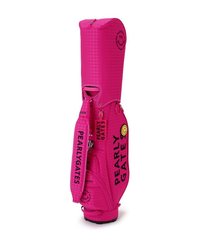 【パーリーゲイツ/PEARLY GATES / MEN】のPG is PG キャディバッグ (46インチ対応) (UNISEX) インテリア・キッズ・メンズ・レディースファッション・服の通販 founy(ファニー) https://founy.com/ ファッション Fashion メンズファッション Fashion for Men バッグ Bags アクセサリー Fashion Accessories ショルダー Shoulder, Shoulder Strap スクエア Square, Square Shape プレート Plate, Dish ポケット Pocket, Pocket Detail ユニセックス Unisex, Genderless ラウンド Round, Round Neck |ID: prp329100004725523 ipo3291000000034573816