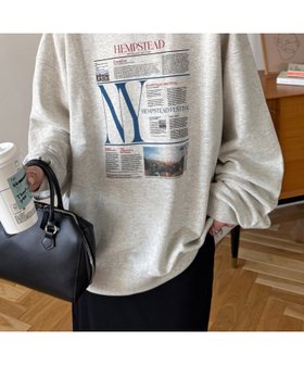 【ディスコート/Discoat】の【ユニセックス】アソートニュースペーパースウェット 人気、トレンドファッション・服の通販 founy(ファニー) ファッション Fashion レディースファッション Fashion for Women トップス・カットソー Cut & Sew Tops レディースパーカー・カジュアルフーディー Casual Hoodies & Sweatshirts スウェット・クルーネックトップス Sweatshirts & Crewnecks / Relaxed Fit Sweat Tops スウェット / スエット Sweatshirt, Sweatwear バランス Balance, Style Balance フィット Fit, Slim Fit フロント Front, Front Design プリント Print, Printed Pattern ペーパー Paper, Kraft Paper レトロ Retro, Vintage Style ロング Long, Long-Length |ID:prp329100004725532