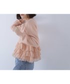 【ナチュラル ビューティー ベーシック/NATURAL BEAUTY BASIC】のヘムフリルドッキングニット 人気、トレンドファッション・服の通販 founy(ファニー) ファッション Fashion レディースファッション Fashion for Women トップス・カットソー Cut & Sew Tops ニット Knit Tops & Sweaters シフォン Chiffon, Lightweight Fabric フェミニン Feminine, Girly フリル Frill, Ruffle ヘムライン Hemline, Bottom Cut ペプラム Peplum, Flared Hem thumbnail アプリコットベージュ|ID: prp329100004725591 ipo3291000000034146265