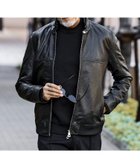 【シフォン/SHIFFON / MEN】の【直営店・WEB限定】 AKM Contemporary(エイケイエムコンテンポラリー)シープレザー パディングブルゾン black|ID: prp329100004725670 ipo3291000000034355852