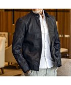 【シフォン/SHIFFON / MEN】の【直営店・WEB限定】 AKM Contemporary(エイケイエムコンテンポラリー)シープレザー パディングブルゾン navy|ID: prp329100004725670 ipo3291000000034355856