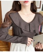 【モーメントプラス/moment+ / MEN】の12G フリルニットプルオーバー 人気、トレンドファッション・服の通販 founy(ファニー) ファッション Fashion メンズファッション Fashion for Men トップス・カットソー Cut & Sew Tops ニット・セーター / 定番トップス Knit Tops & Sweaters インナー Innerwear 軽量 Lightweight, Ultra Light シューズ Shoes, Footwear スラックス Slacks, Dress Pants デニム Denim, Jeans Material トレンド Trend, Trending Now バレエ Ballet, Ballet Style フィット Fit, Slim Fit フェミニン Feminine, Girly フリル Frill, Ruffle フレア Flare, Flared ベーシック Basic, Essential ボトム Bottoms, Lower Wear 無地 Plain, Solid Color リブニット Rib Knit, Ribbed Knit 再入荷 Restock / Back in Stock プチプライス・低価格 Affordable / Budget Price おすすめ Recommended / Our Picks エレガント 上品 Elegant thumbnail ブラウン系その他|ID: prp329100004725691 ipo3291000000034215251
