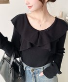 【モーメントプラス/moment+ / MEN】の12G フリルニットプルオーバー 人気、トレンドファッション・服の通販 founy(ファニー) ファッション Fashion メンズファッション Fashion for Men トップス・カットソー Cut & Sew Tops ニット・セーター / 定番トップス Knit Tops & Sweaters インナー Innerwear 軽量 Lightweight, Ultra Light シューズ Shoes, Footwear スラックス Slacks, Dress Pants デニム Denim, Jeans Material トレンド Trend, Trending Now バレエ Ballet, Ballet Style フィット Fit, Slim Fit フェミニン Feminine, Girly フリル Frill, Ruffle フレア Flare, Flared ベーシック Basic, Essential ボトム Bottoms, Lower Wear 無地 Plain, Solid Color リブニット Rib Knit, Ribbed Knit 再入荷 Restock / Back in Stock プチプライス・低価格 Affordable / Budget Price おすすめ Recommended / Our Picks エレガント 上品 Elegant thumbnail ブラック|ID: prp329100004725691 ipo3291000000034215255