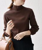 【シップス フォー ウィメン/SHIPS】のSHIPS any 手洗い可能 デリケート リブ タートルネック ニット プルオーバー ダークブラウン|ID: prp329100004725708 ipo3291000000034725630