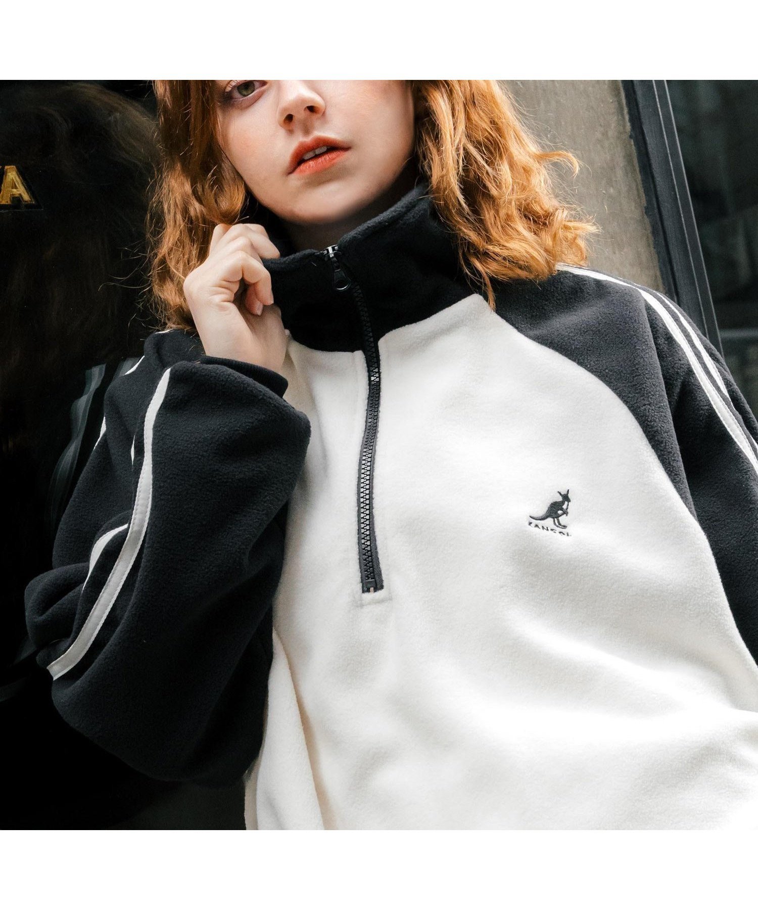 【ロッキーモンロー/Rocky Monroe】の新色追加 KANGOL 別注コラボサイドラインロゴ刺繍ハーフジップフリース インテリア・キッズ・メンズ・レディースファッション・服の通販 founy(ファニー) 　ファッション　Fashion　レディースファッション　Fashion for Women　インナー　Innerwear　春　Spring　秋　Autumn　コンパクト　Compact, Small Size　軽量　Lightweight, Ultra Light　スポーツ　Sports, Activewear　ダブル　Double, Double-Breasted　人気　Popular, Best Seller　別注　Limited Edition, Custom Order　メンズ　Men's, Menswear　ロング　Long, Long-Length　ワイド　Wide, Wide Fit　冬　Winter / This Winter　再入荷　Restock / Back in Stock　おすすめ　Recommended / Our Picks　エレガント 上品　Elegant　2025年　2025　2025-2026秋冬・A/W　Autumn/Winter 2025–26 AW25–26　A.オフ|ID: prp329100004725722 ipo3291000000036069165