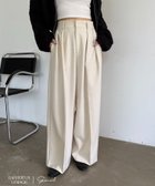 【カプリシューレマージュ/CAPRICIEUX LEMAGE】の【累計2万本!】【LE MAGE×gemeilコラボ】2タックワイドパンツ アイボリー|ID: prp329100004725776 ipo3291000000034435713