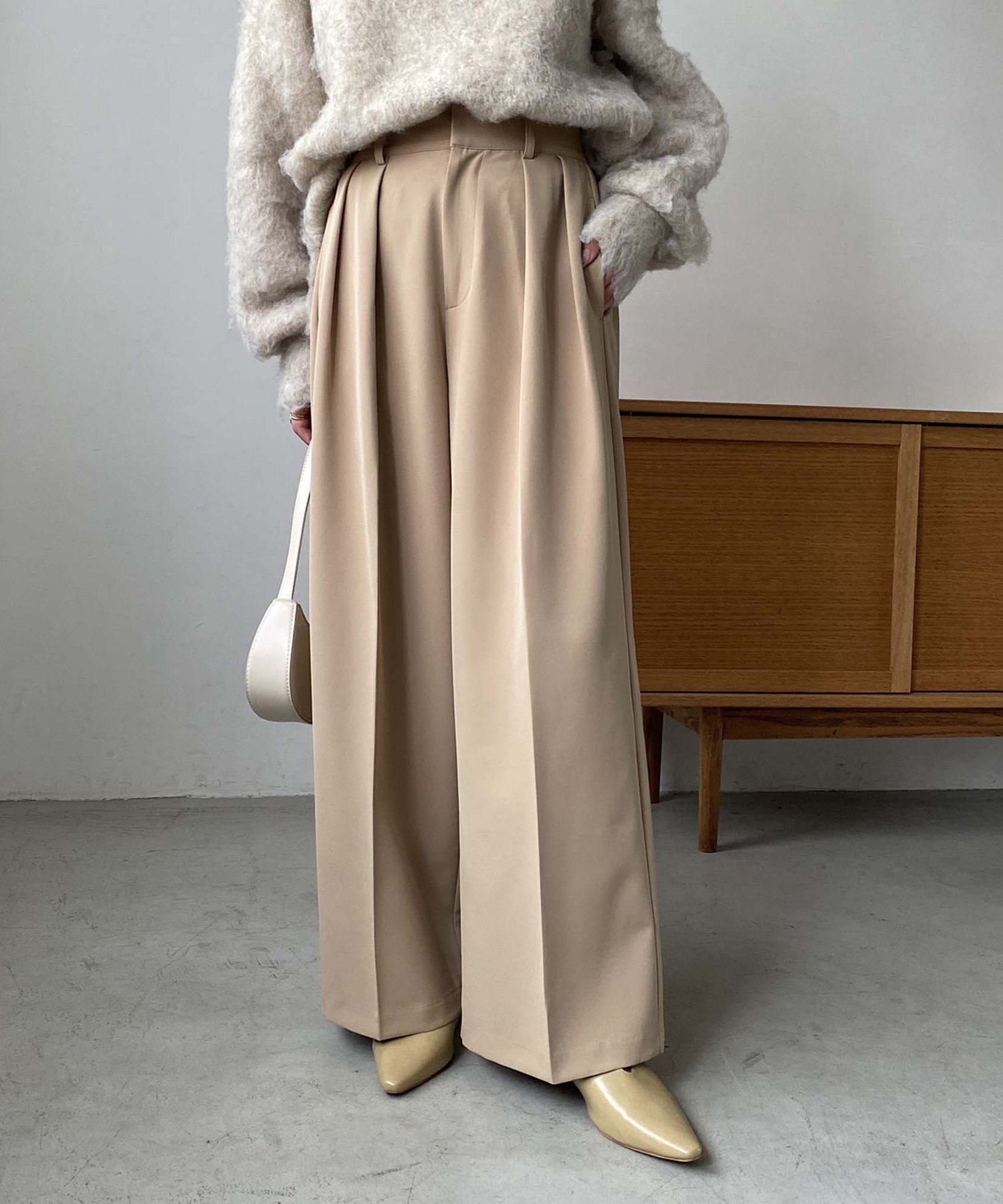 【カプリシューレマージュ/CAPRICIEUX LEMAGE】の【累計2万本!】【LE MAGE×gemeilコラボ】2タックワイドパンツ インテリア・キッズ・メンズ・レディースファッション・服の通販 founy(ファニー) ファッション Fashion レディースファッション Fashion for Women パンツ Pants & Trousers キャミ Camisole, Cami Top コラボ Collaboration, Collab シンプル Simple, Minimal ジャケット Jacket, Outerwear スウェット / スエット Sweatshirt, Sweatwear フリル Frill, Ruffle ルーズ Loose, Oversized ワイド Wide, Wide Fit 冬 Winter / This Winter A/W・秋冬 Autumn/Winter おすすめ Recommended / Our Picks 夏 Summer ベージュその他2|ID: prp329100004725776 ipo3291000000034435717