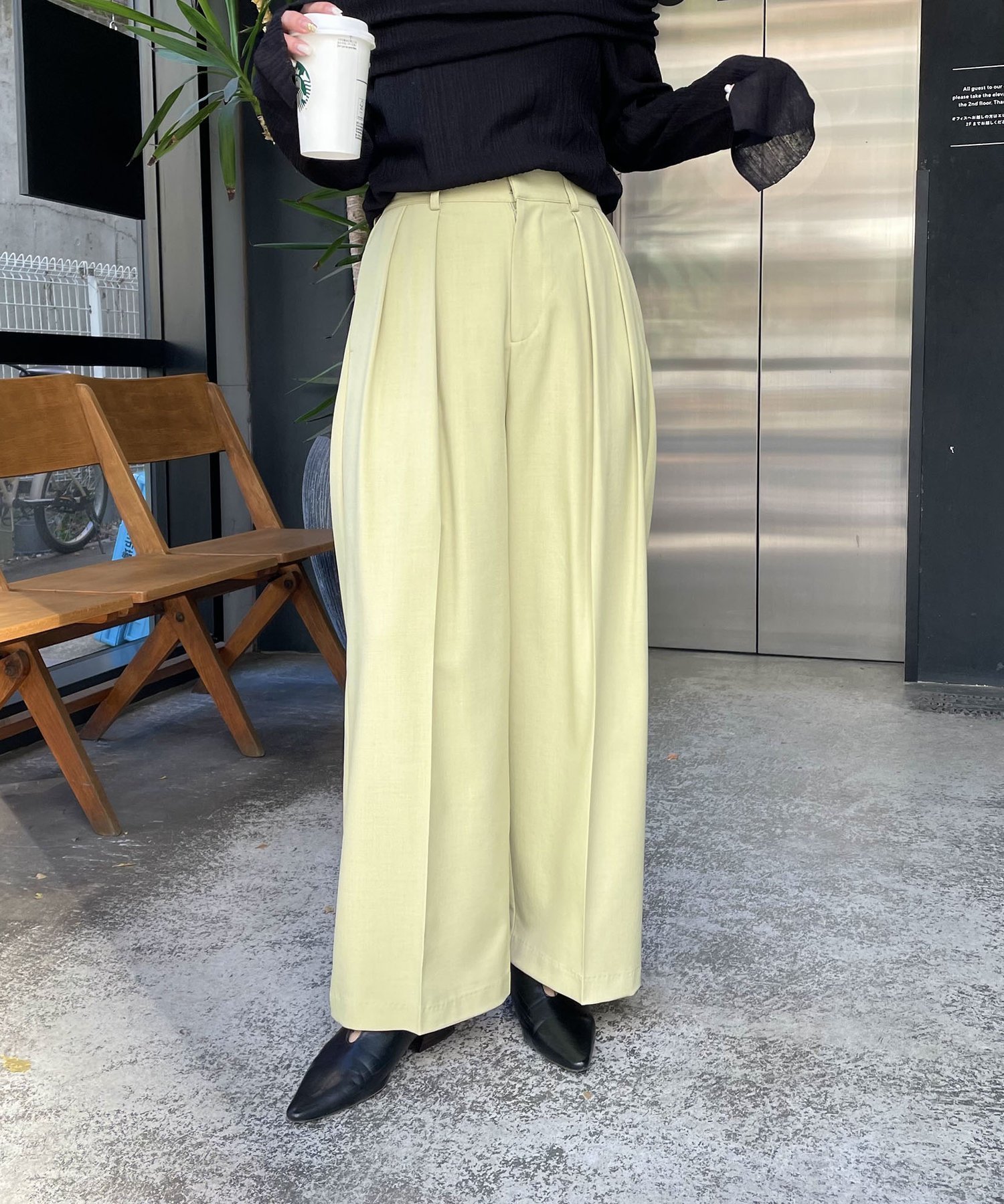 【カプリシューレマージュ/CAPRICIEUX LEMAGE】の【累計2万本!】【LE MAGE×gemeilコラボ】2タックワイドパンツ インテリア・キッズ・メンズ・レディースファッション・服の通販 founy(ファニー) ファッション Fashion レディースファッション Fashion for Women パンツ Pants & Trousers キャミ Camisole, Cami Top コラボ Collaboration, Collab シンプル Simple, Minimal ジャケット Jacket, Outerwear スウェット / スエット Sweatshirt, Sweatwear フリル Frill, Ruffle ルーズ Loose, Oversized ワイド Wide, Wide Fit 冬 Winter / This Winter A/W・秋冬 Autumn/Winter おすすめ Recommended / Our Picks 夏 Summer ライムグリーン|ID: prp329100004725776 ipo3291000000034435723