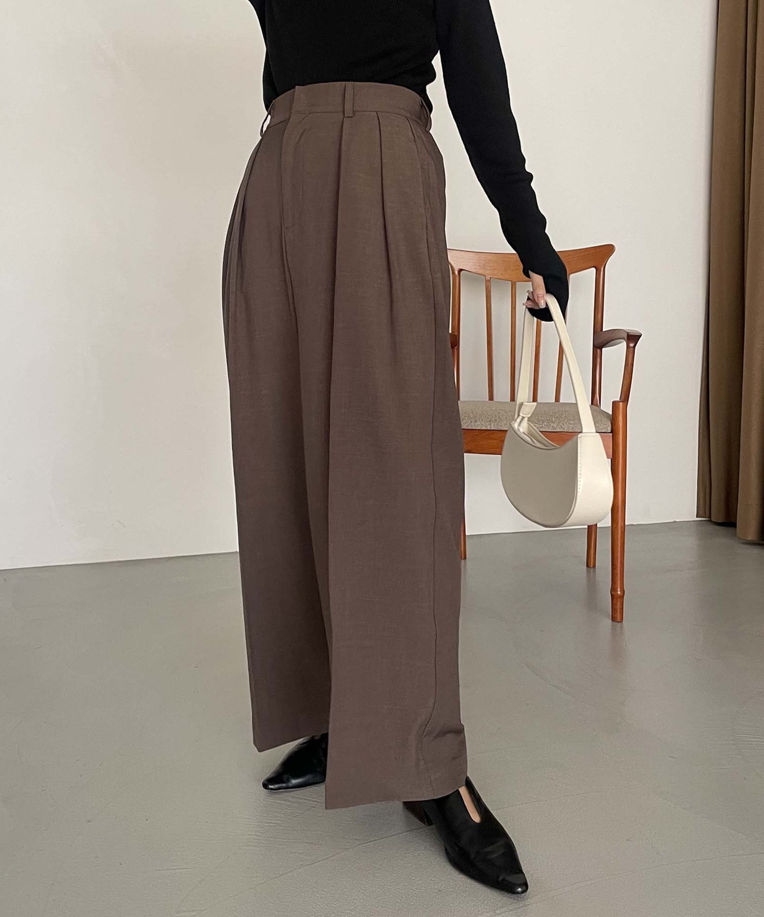 【カプリシューレマージュ/CAPRICIEUX LEMAGE】の【累計2万本!】【LE MAGE×gemeilコラボ】2タックワイドパンツ インテリア・キッズ・メンズ・レディースファッション・服の通販 founy(ファニー) ファッション Fashion レディースファッション Fashion for Women パンツ Pants & Trousers キャミ Camisole, Cami Top コラボ Collaboration, Collab シンプル Simple, Minimal ジャケット Jacket, Outerwear スウェット / スエット Sweatshirt, Sweatwear フリル Frill, Ruffle ルーズ Loose, Oversized ワイド Wide, Wide Fit 冬 Winter / This Winter A/W・秋冬 Autumn/Winter おすすめ Recommended / Our Picks 夏 Summer ブラウン|ID: prp329100004725776 ipo3291000000034435733