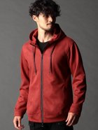 【ニコル/NICOLE / MEN】のライトスウェードジャージ ジップアップパーカー 人気、トレンドファッション・服の通販 founy(ファニー) ファッション Fashion メンズファッション Fashion for Men 秋 Autumn カットソー Cut and Sewn Top 今季 This Season, Current Season 切替 Switching, Contrast Panel ジャカード／ジャガード Jacquard, Woven Pattern ストレッチ Stretch, Stretchy Fabric スピンドル Spindle, Drawcord ドレープ Drape, Draping Fabric パーカー Hoodie, Parka フィット Fit, Slim Fit プリント Print, Printed Pattern 冬 Winter / This Winter thumbnail 16レンガ|ID: prp329100004725793 ipo3291000000034280302