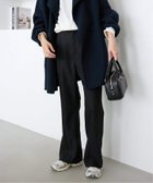 【スローブ イエナ/SLOBE IENA】の《WEBのみ4サイズ展開》ウォッシャブルセミフレアパンツ ブラック|ID: prp329100004725805 ipo3291000000034620090