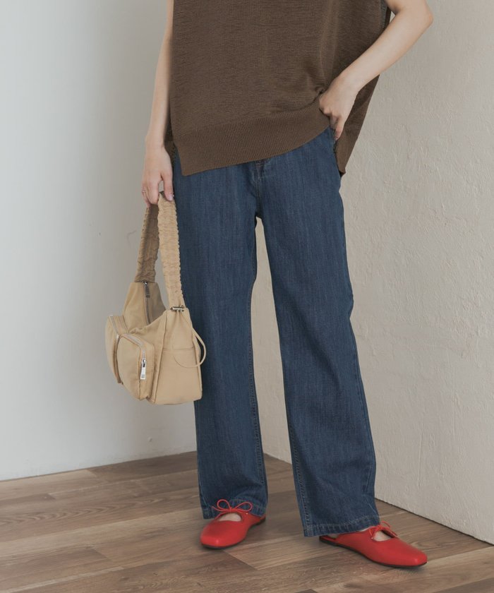 【アーバンリサーチ ドアーズ/URBAN RESEARCH DOORS】の『3サイズ展開』デニムワイドパンツ インテリア・キッズ・メンズ・レディースファッション・服の通販 founy(ファニー) https://founy.com/ ファッション Fashion レディースファッション Fashion for Women パンツ Pants & Trousers 2025年 2025 2025-2026秋冬・A/W Autumn/Winter 2025–26 AW25–26 冬 Winter / This Winter シンプル Simple, Minimal ストレート Straight, Straight Cut デニム Denim, Jeans Material ヴィンテージ Vintage Style 定番 Standard, Basic Item 秋 Autumn A/W・秋冬 Autumn/Winter |ID: prp329100004725819 ipo3291000000034507385