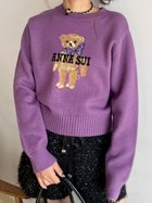 【リリーブラウン/Lily Brown】の【LILY BROWN ×ANNA SUI】バタフライLily Bearニット 人気、トレンドファッション・服の通販 founy(ファニー) ファッション Fashion レディースファッション Fashion for Women トップス・カットソー Cut & Sew Tops ニット Knit Tops & Sweaters ウォーム Warm Fabric コレクション Collection, Seasonal Line スペシャル Special, Limited Edition スマート Smart, Elegant 人気 Popular, Best Seller バタフライ Butterfly, Butterfly Motif フロント Front, Front Design モチーフ Motif, Design Theme thumbnail PPL[077]|ID: prp329100004725829 ipo3291000000034468632