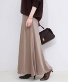 【スローブ イエナ/SLOBE IENA】の《WEB限定カラー有り/追加》グロッシーサテンフレアスカート ベージュ|ID: prp329100004725858 ipo3291000000034486787