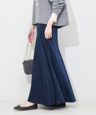 【スローブ イエナ/SLOBE IENA】の《WEB限定カラー有り/追加》グロッシーサテンフレアスカート ネイビー A|ID: prp329100004725858 ipo3291000000034486789