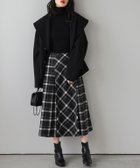 【ラジュール/Lajour】のチェック柄フレアスカート 人気、トレンドファッション・服の通販 founy(ファニー) ファッション Fashion レディースファッション Fashion for Women スカート Skirts Aライン・フレアスカート A-Line & Flared Skirts クラシカル Classical, Vintage-Inspired シンプル Simple, Minimal ジャケット Jacket, Outerwear チェック Check, Plaid, Tartan バランス Balance, Style Balance フェミニン Feminine, Girly フレア Flare, Flared プリーツ Pleats, Pleated thumbnail ブラック|ID: prp329100004725923 ipo3291000000034841816