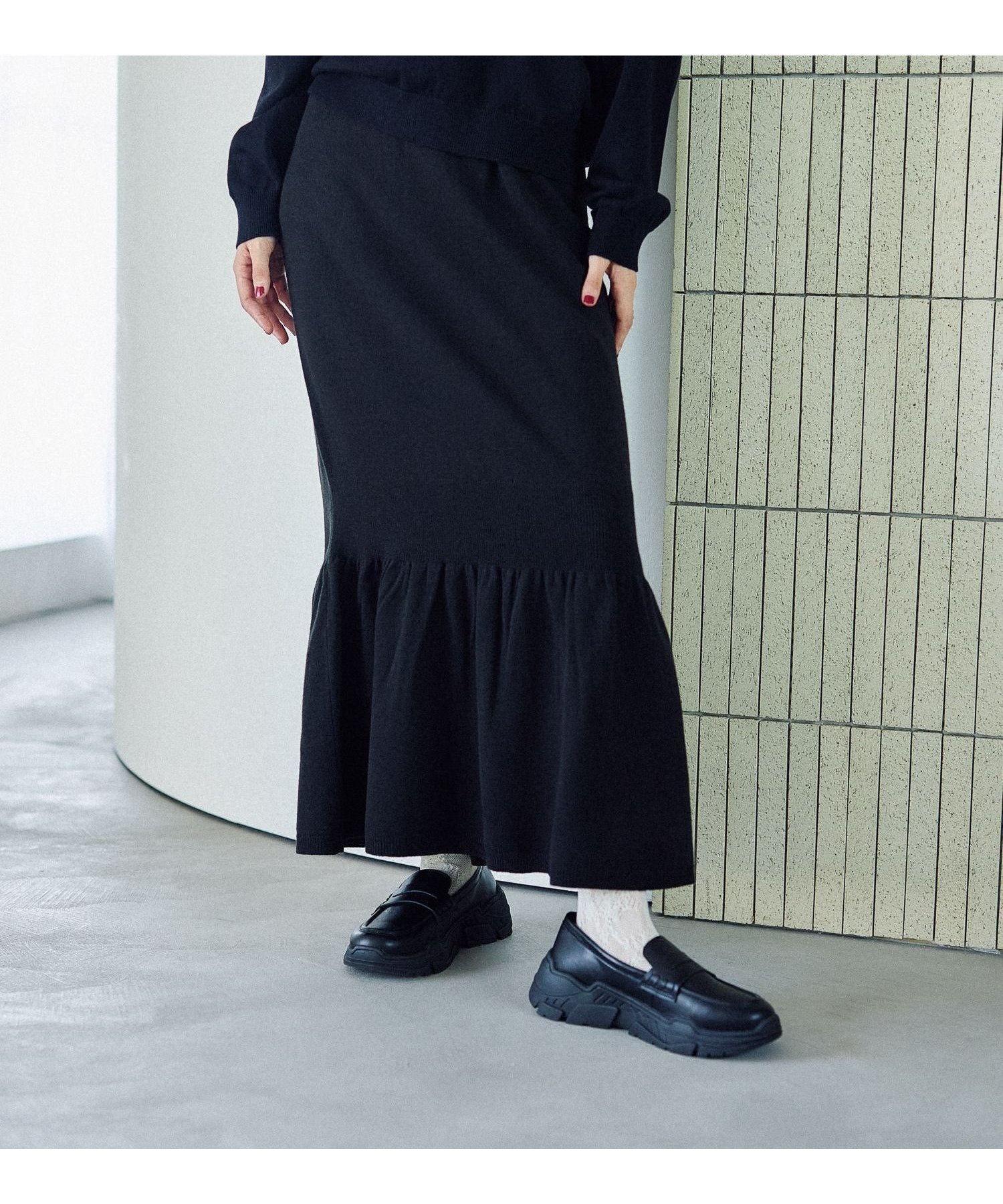 【レプシィム ローリーズファーム/LEPSIM LOWRYS FARM】の12ゲージ裾ボリュームスカート 人気、トレンドファッション・服の通販 founy(ファニー) 　ファッション　Fashion　レディースファッション　Fashion for Women　スカート　Skirts　フレア　Flare, Flared　マーメイド　Mermaid, Fishtail Silhouette　洗える　Machine Washable　 other-1|ID: prp329100004725936 ipo3291000000034658407