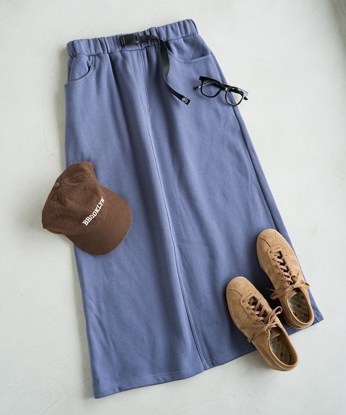 【フリークスストア/FREAK'S STORE】のFREAK S STORE OUTDOORS 裏起毛 クライミング スカート【限定展開】 25AW インテリア・キッズ・メンズ・レディースファッション・服の通販 founy(ファニー) ファッション Fashion レディースファッション Fashion for Women スカート Skirts 2025年 2025 2025-2026秋冬・A/W Autumn/Winter 2025–26 AW25–26 冬 Winter / This Winter スウェット / スエット Sweatshirt, Sweatwear フレア Flare, Flared ポケット Pocket, Pocket Detail ロング Long, Long-Length 人気 Popular, Best Seller 楽ちん Easy Fit, Comfortable A/W・秋冬 Autumn/Winter ブルー|ID: prp329100004725946 ipo3291000000034561288