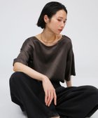 【バビロン/BABYLONE / KIDS】のウォッシャブルシルクレーヨンシャツブラウス ダークブラウン58|ID: prp329100004726012 ipo3291000000034147980