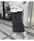 【アンドミー/andme】のセルフカット リブ ロング タイトスカート 人気、トレンドファッション・服の通販 founy(ファニー) ファッション Fashion レディースファッション Fashion for Women スカート Skirts おすすめ Recommended / Our Picks スリット Slit, Slit Detail タイトスカート Pencil Skirt, Tight Skirt ポケット Pocket, Pocket Detail ロング Long, Long-Length 楽ちん Easy Fit, Comfortable thumbnail スミクロ|ID: prp329100004726018 ipo3291000000035110884