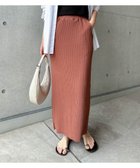 【アンドミー/andme】のセルフカット リブ ロング タイトスカート 人気、トレンドファッション・服の通販 founy(ファニー) ファッション Fashion レディースファッション Fashion for Women スカート Skirts おすすめ Recommended / Our Picks スリット Slit, Slit Detail タイトスカート Pencil Skirt, Tight Skirt ポケット Pocket, Pocket Detail ロング Long, Long-Length 楽ちん Easy Fit, Comfortable thumbnail ピンクブラウン|ID: prp329100004726018 ipo3291000000035110890