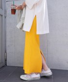 【アンドミー/andme】のセルフカット リブ ロング タイトスカート 人気、トレンドファッション・服の通販 founy(ファニー) ファッション Fashion レディースファッション Fashion for Women スカート Skirts おすすめ Recommended / Our Picks スリット Slit, Slit Detail タイトスカート Pencil Skirt, Tight Skirt ポケット Pocket, Pocket Detail ロング Long, Long-Length 楽ちん Easy Fit, Comfortable thumbnail イエロー|ID: prp329100004726018 ipo3291000000035110902