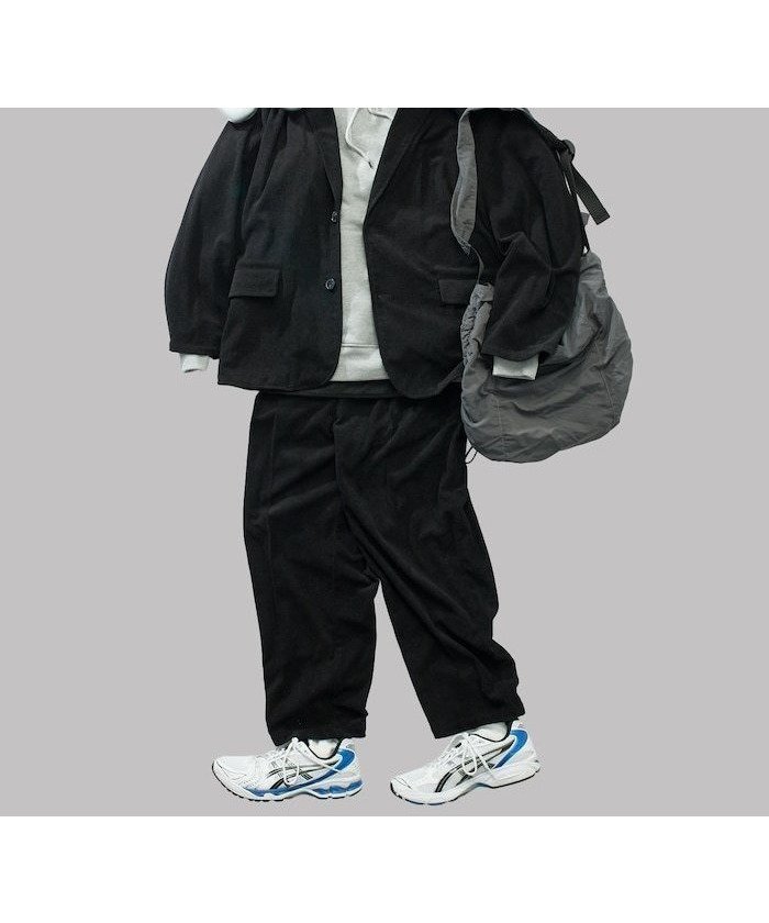 【フリークスストア/FREAK'S STORE】のRelax Fit リラックスフィット コーデュロイ セットアップ / テーラードジャケット / ワイドパンツ 【限定展開】 25AW インテリア・キッズ・メンズ・レディースファッション・服の通販 founy(ファニー) 　ファッション　Fashion　メンズファッション　Fashion for Men　ボトムス　Bottoms　カットソー　Cut and Sewn Top　コーデュロイ　Corduroy, Cord Fabric　シンプル　Simple, Minimal　ジャケット　Jacket, Outerwear　スウェット / スエット　Sweatshirt, Sweatwear　ストレート　Straight, Straight Cut　スラックス　Slacks, Dress Pants　セットアップ　Set-Up, Coordinated Outfit　デニム　Denim, Jeans Material　トレンド　Trend, Trending Now　パーカー　Hoodie, Parka　ビッグ　Big, Oversized　フィット　Fit, Slim Fit　ブルゾン　Blouson, Bomber Jacket　ベーシック　Basic, Essential　モノトーン　Monotone, Black and White　リラックス　Relax, Relaxed Fit　ワイド　Wide, Wide Fit　A/W・秋冬　Autumn/Winter　冬　Winter / This Winter　おすすめ　Recommended / Our Picks　2025年　2025　2025-2026秋冬・A/W　Autumn/Winter 2025–26 AW25–26　ブラック|ID: prp329100004726021 ipo3291000000034279648